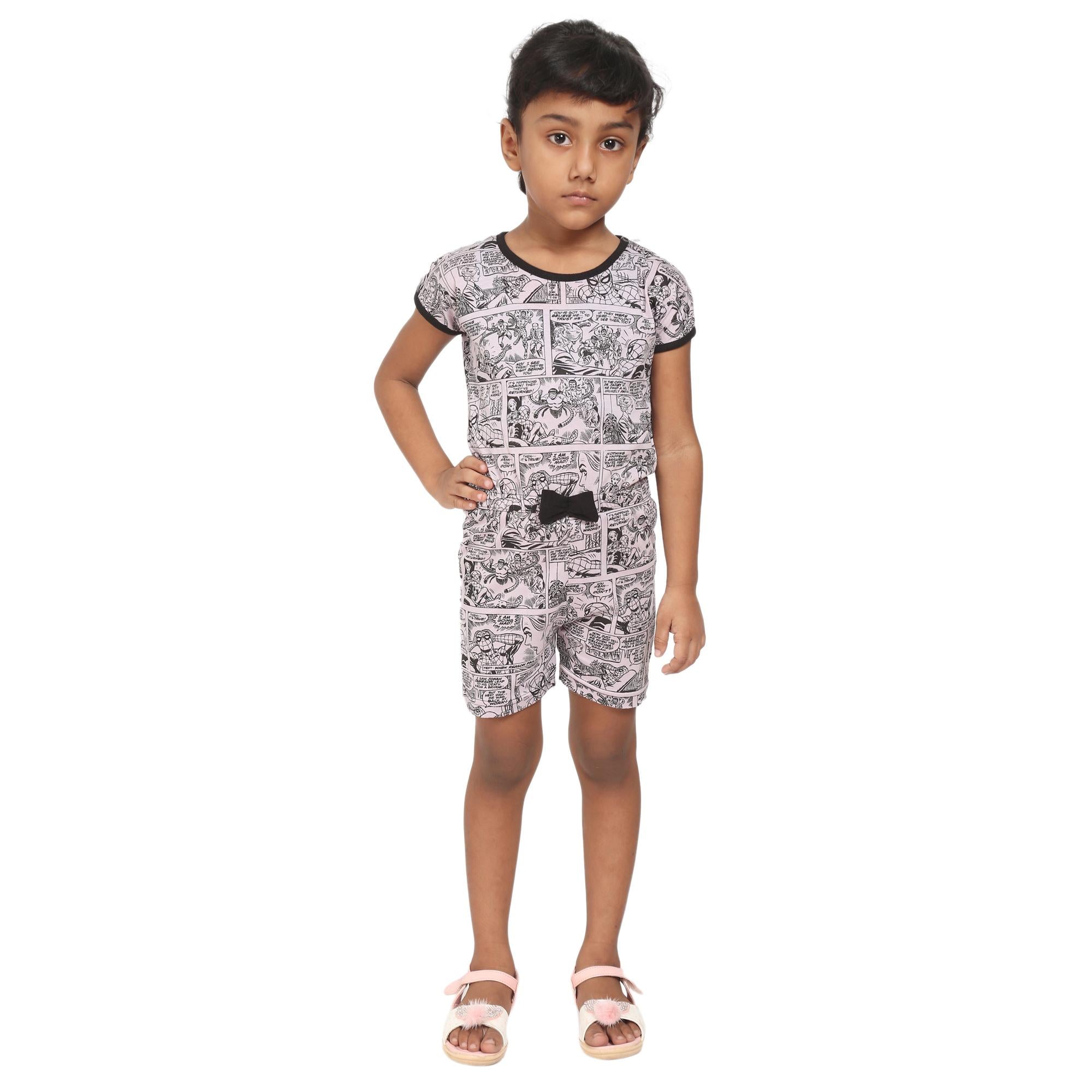 Kids Printed Jumpsuit